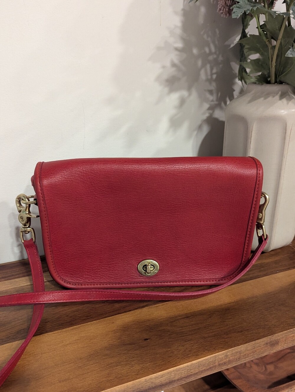 ♥️ Red Vintage Pocket Purse #9755
